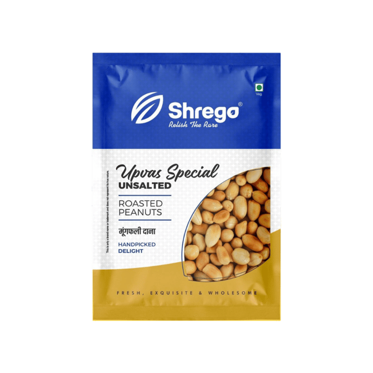 Shrego Roasted Unsalted Peanuts - 360 g