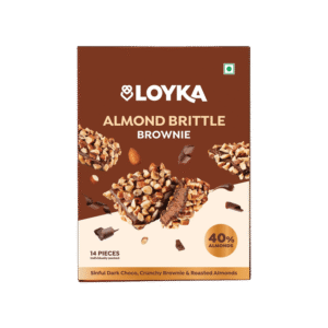 Loyka Almond Brittle Brownie Chocolate Pack - 14 x 15 g