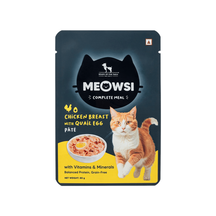 HUFT Meowsi Chicken Breast & Quail Egg Wet Cat Food - 80 g