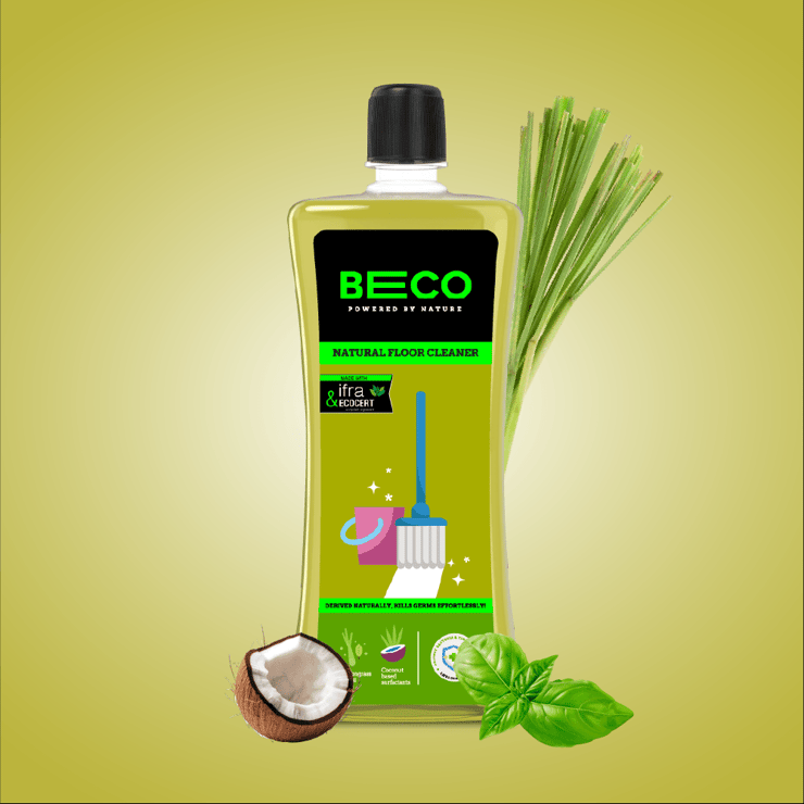 Beco Natural Disinfectant Surface & Floor Cleaner (Lemongrass) - 1000 ml