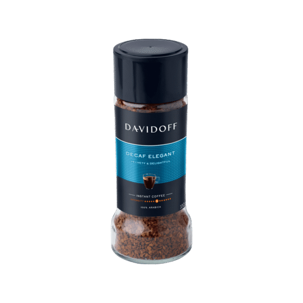 Davidoff Decaf Elegant Instant Coffee 6/12 Intensity - 100 g