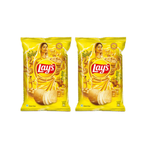 Lay's Classic Salted Flavor Potato Chips - Pack of 2 - 2 x 80 g