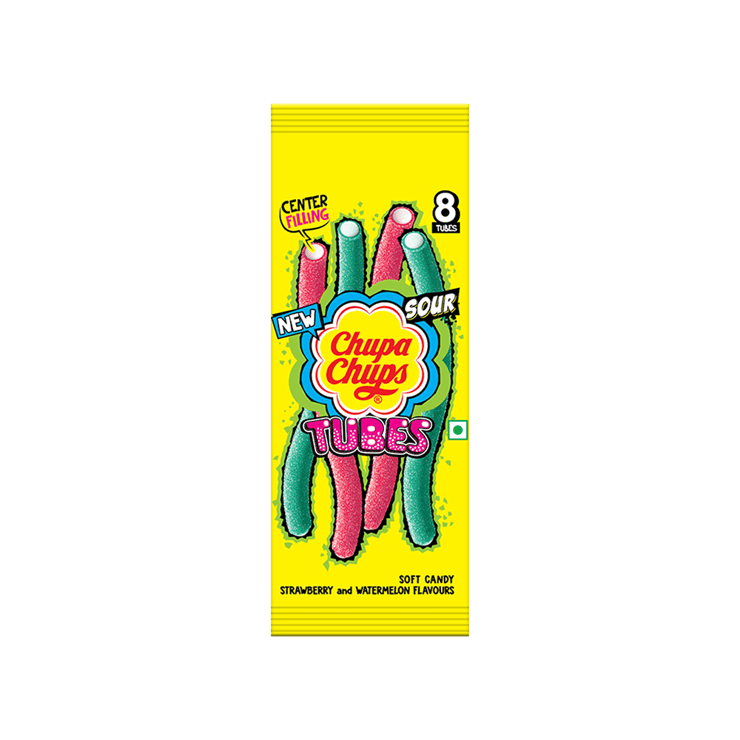 Chupa Chups Strawberry And Watermelon Soft Candy - 80 g