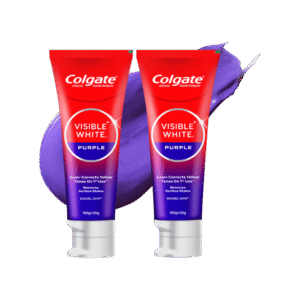 Colgate Visible White Purple Whitening Toothpaste - 2 x 120 g