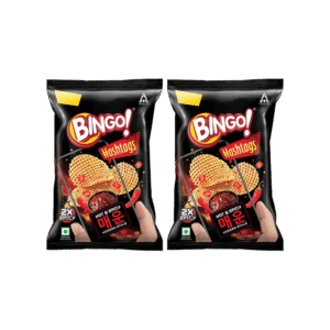 Bingo Hashtags Hot & Spicy Korean Style Chips - Pack of 2 - 2 x 53 g