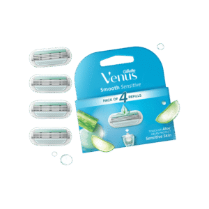 Gillette Venus Women's Razor Cartridge Glide Strip with Aloe Extracts - 4 units