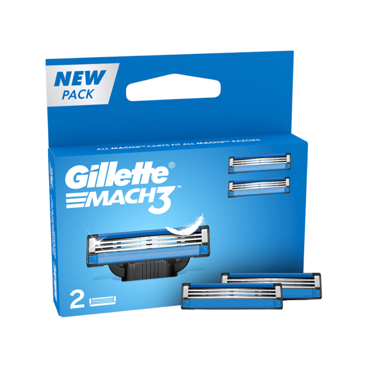 Gillette Mach 3 Men's Razor Cartridge - 2 units