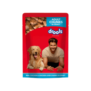 Drools Adult Dog Wet Food (Chicken Liver Chunks in Gravy) - 150 g