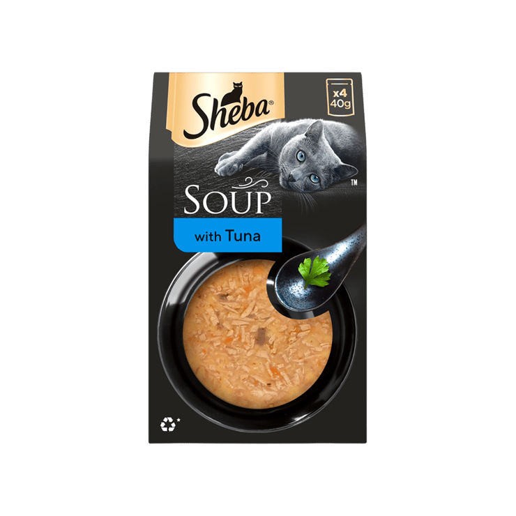 Sheba Premium Tuna Wet Cat Food Soup - 160 g