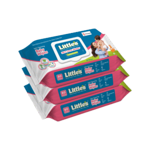 Little's Soft Cleansing Baby Wipes Lid Pack | Wet Wipes