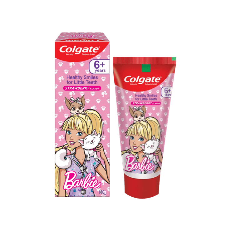 Colgate Barbie Strawberry Baby Toothpaste