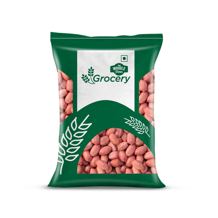 Whole Farm Grocery Raw Peanuts (Singdana) - 1 kg