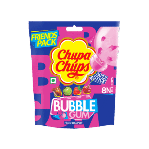 Chupa Chups Bubble Gum Lollipop (Friends Pack) - 88 g