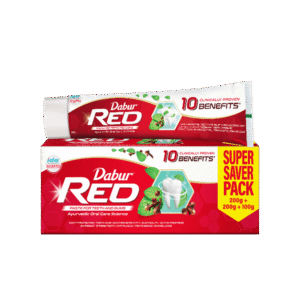 Dabur Red Herbal Toothpaste - Family Saver Pack - 500 g