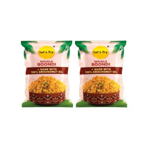 Let's Try Masala Boondi - Pack of 2 - 2 x 193 g