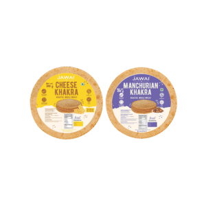 JAWAI Manchurian & Cheese Roasted Whole Wheat Khakhra - 2 x 200 g