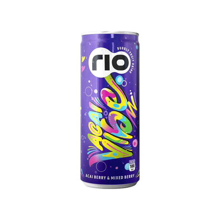 RIO Acai Berry Bubbly Fruit Drink