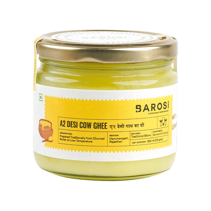 Barosi Desi Cow A2 Ghee - 300 ml