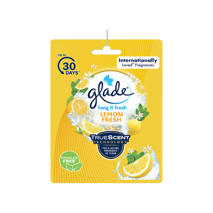 Glade Hang it Air Freshener (Lemon) - 10 g