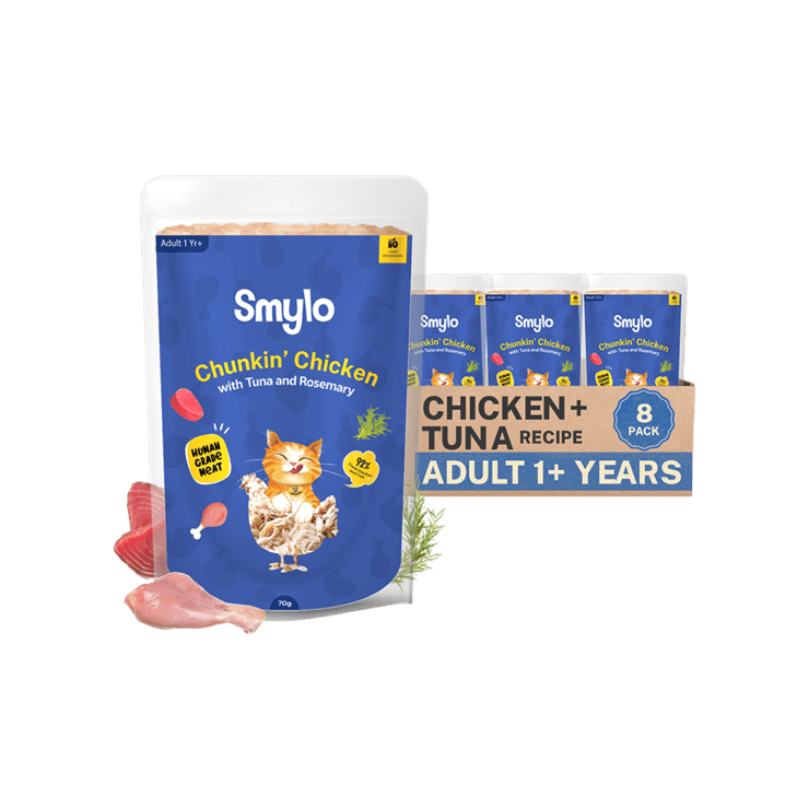 Smylo Chicken, Tuna & Rosemary Wet Cat Food - 560 g