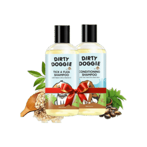 Nootie Dirty Doggie Tick & Flea Dog Shampoo (White) - 2 x 300 ml