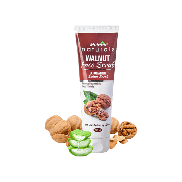Multani Walnut Exfoliating Face Scrub - 125 ml