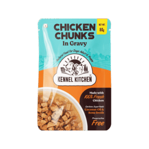 Kennel Kitchen Chicken Chunks in Gravy Dog Wet Food (Adult & Puppy) - 12 x 80 g