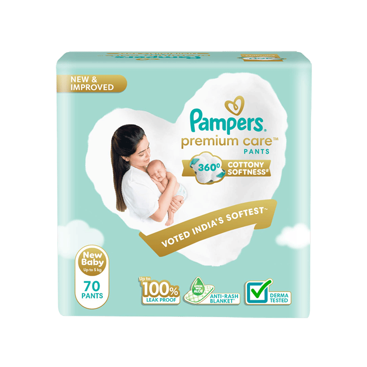 Pampers Premium Care Pants Baby Diaper (NB 0-5 kg)