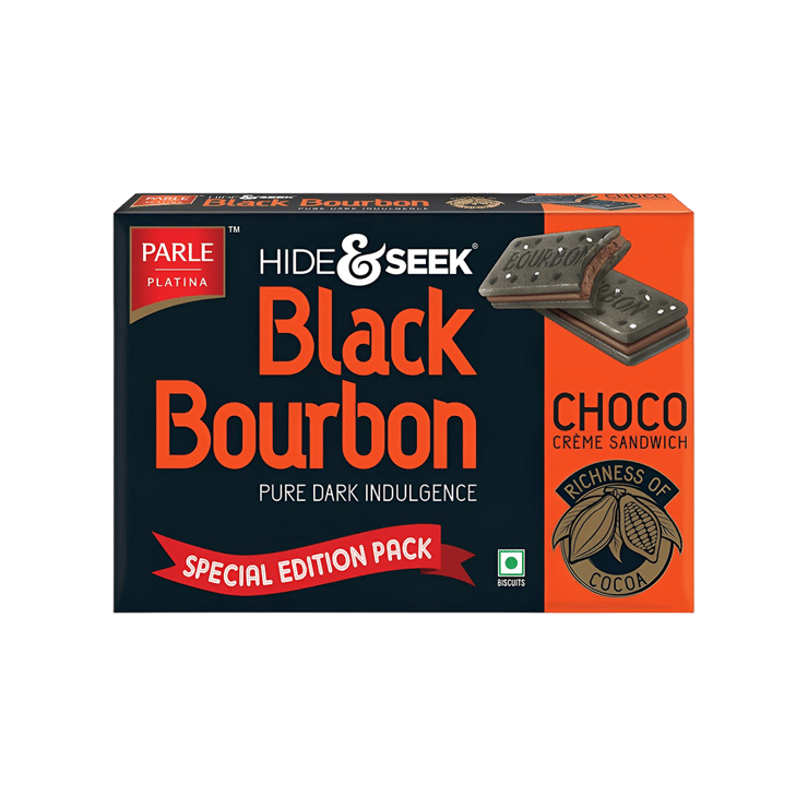 Hide & Seek Black Bourbon Biscuits (Choco)