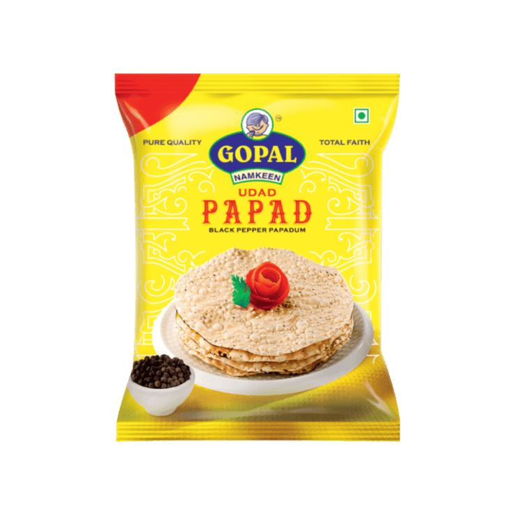 Gopal Namkeen Udad Papad - 200 g