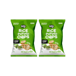 BRB Pudina Punch Rice Popped Chips - Pack of 2 - 2 x 48 g