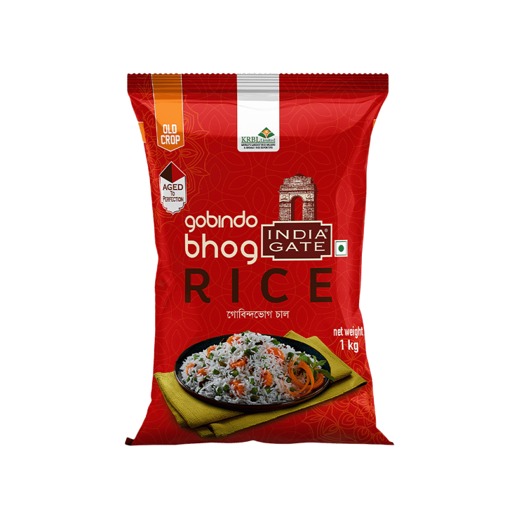 India Gate Govindo Bhog Rice (1 kg) (Short Grain) (Ambemohar Rice)