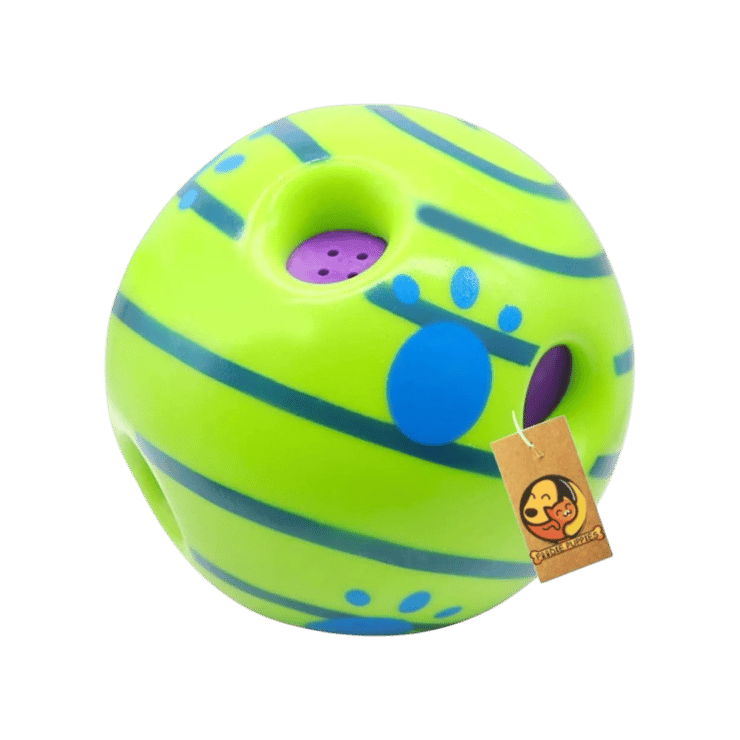 Foodie Puppies Interactive Giggle Ball Dog Toy (Green) - 1 unit