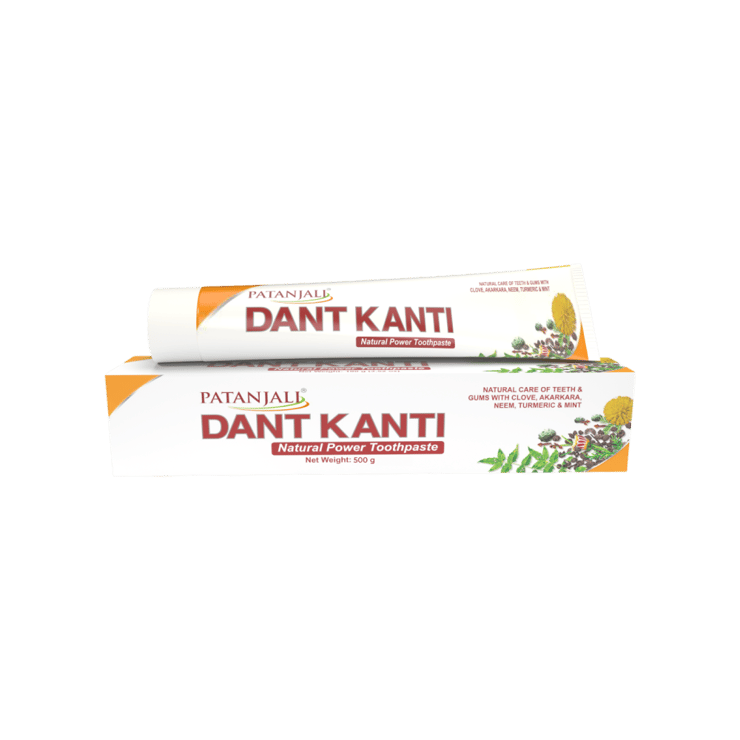Patanjali Dant Kanti Natural Herbal Toothpaste (500 g) - 500 g
