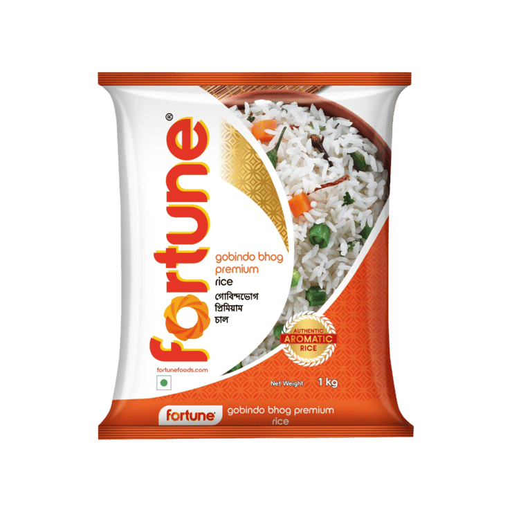 Fortune Premium Govindo Bhog Rice (Short Grain) (Ambemohar Rice) - 1 kg