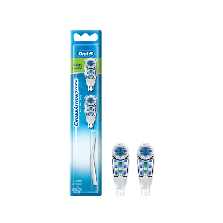 Oral-B Cross Action Power Electric Toothbrush Refill (Head) - 2 pieces