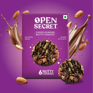 Open Secret Zero Maida Chocolate Almond Protein Cookies