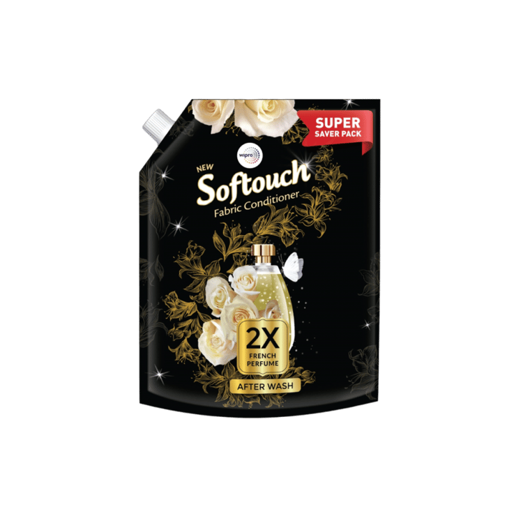 Softouch 2x French Perfume Fabric Conditioner (2 l) - 2 ltr
