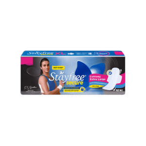 Stayfree Secure Cottony Soft Sanitary Pads - 12 pieces