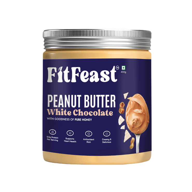 Fitfeast White Chocolate Peanut Butter - 400 g