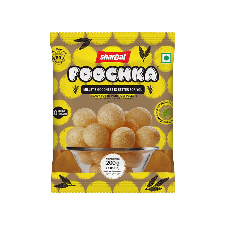 Shareat Foochka Millets Pani Puri - 200 g