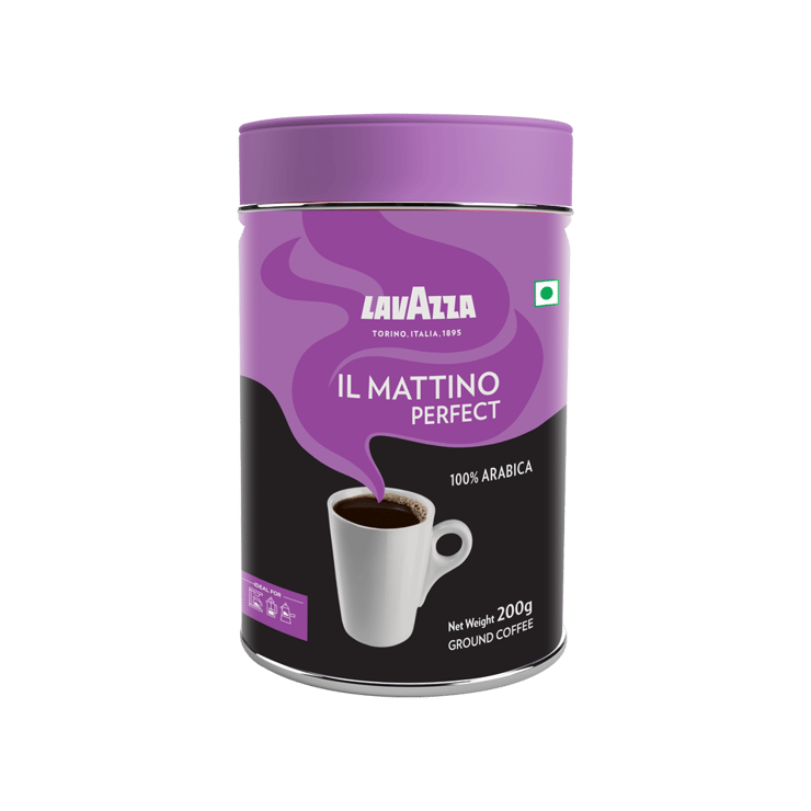 Lavazza Il Mattino Perfect Roasted Ground Coffee - 200 g