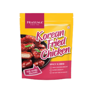 Prasuma Korean Spicy K-BBQ Fried Chicken Nuggets - 275 g