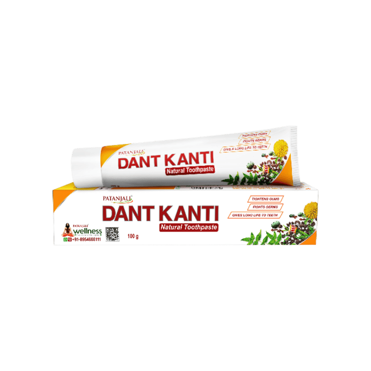 Patanjali Dant Kanti Natural Herbal Toothpaste - 100 g