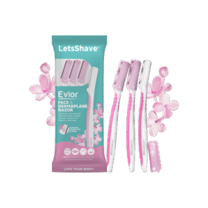 LetsShave Evior Face Razor for Women - 3 pieces