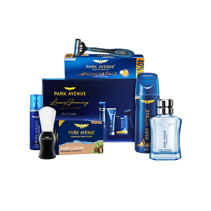 Park Avenue 8 in 1 Luxury Men's Grooming Kit - 1 unit