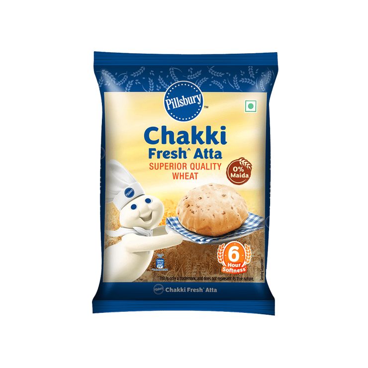 Pillsbury Chakki Fresh Atta (0% Maida) - 5 kg
