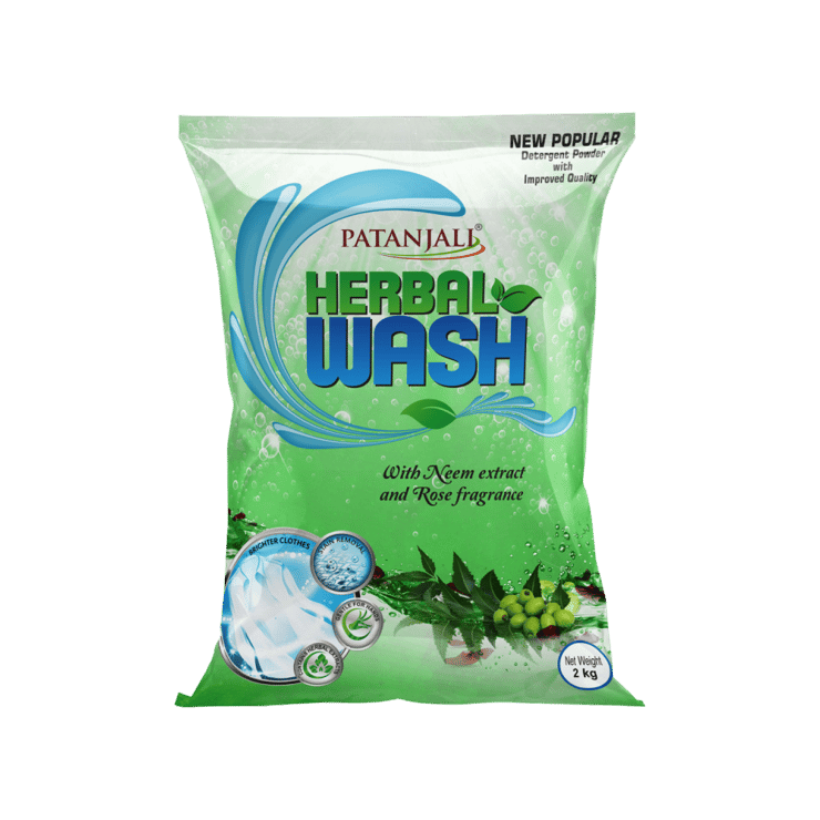 Patanjali Herbal Wash Detergent Powder - 2 kg