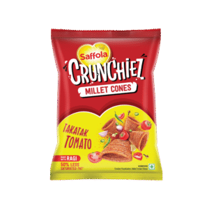 Saffola Crunchiez Ragi (Munchiez) Chips (Takatak Tomato) - 70 g
