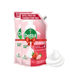 Dettol Strawberry Fragrance Foaming Handwash (700 ml) - Pack of 2 - 2 x 700 ml